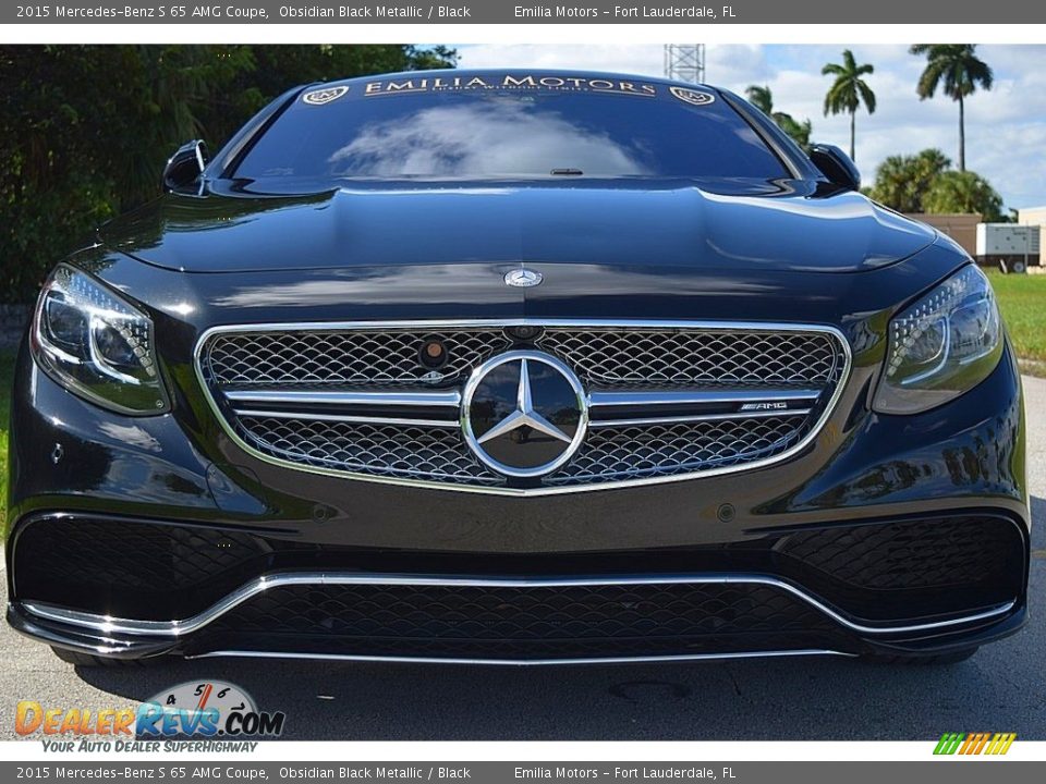 2015 Mercedes-Benz S 65 AMG Coupe Obsidian Black Metallic / Black Photo #23