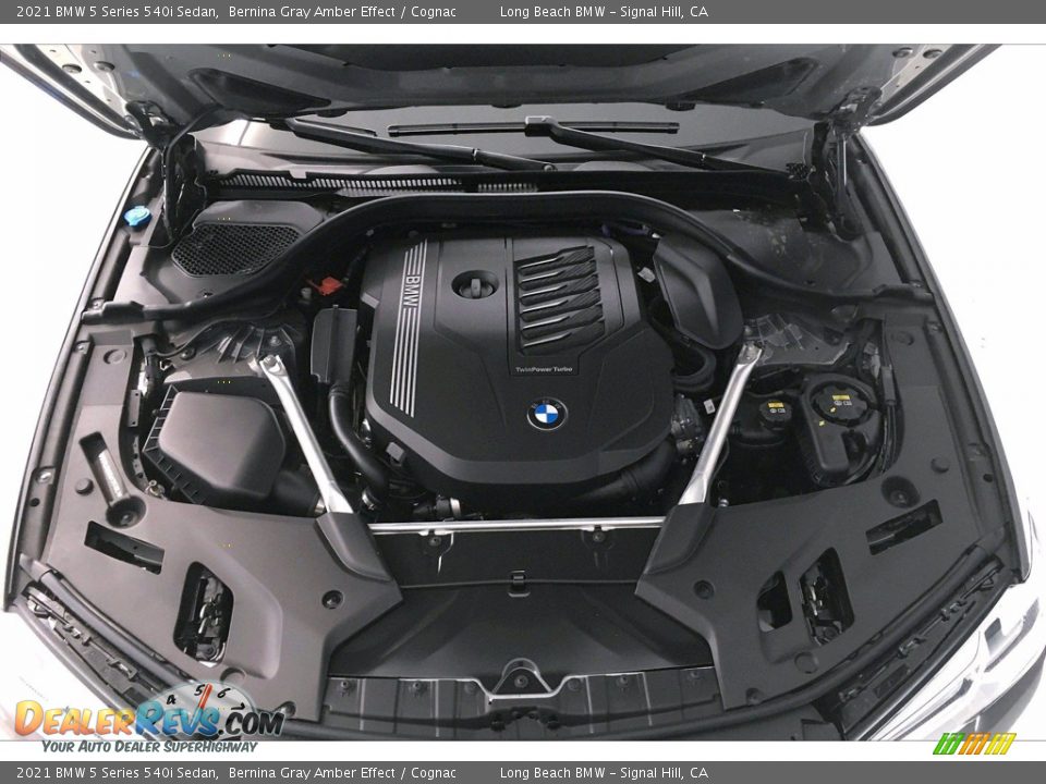 2021 BMW 5 Series 540i Sedan 3.0 Liter DI TwinPower Turbocharged DOHC 24-Valve Inline 6 Cylinder Engine Photo #10