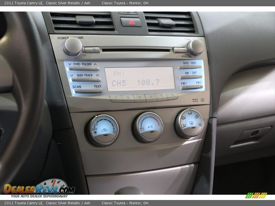 2011 Toyota Camry LE Classic Silver Metallic / Ash Photo #10