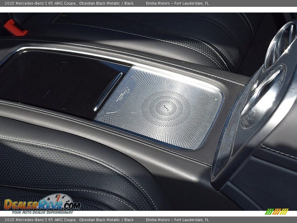 2015 Mercedes-Benz S 65 AMG Coupe Obsidian Black Metallic / Black Photo #50