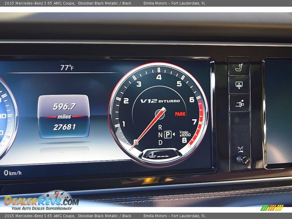 2015 Mercedes-Benz S 65 AMG Coupe Gauges Photo #56