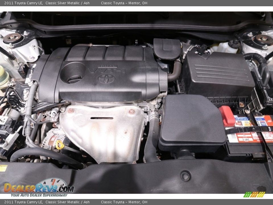 2011 Toyota Camry LE Classic Silver Metallic / Ash Photo #17