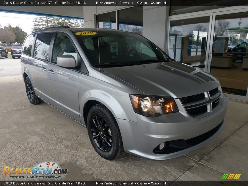 2019 Dodge Grand Caravan GT Granite Pearl / Black Photo #2