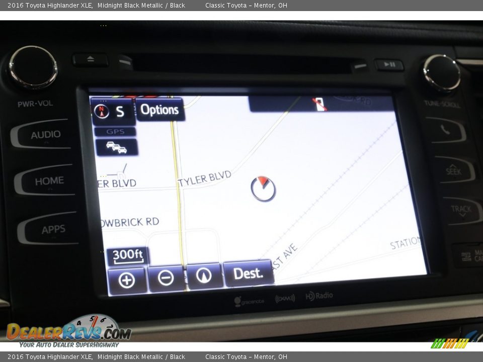 2016 Toyota Highlander XLE Midnight Black Metallic / Black Photo #15