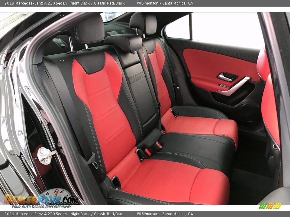 Rear Seat of 2019 Mercedes-Benz A 220 Sedan Photo #15