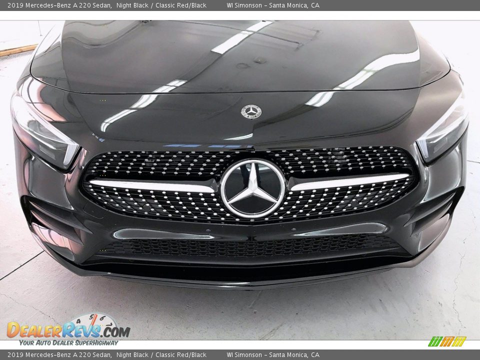 2019 Mercedes-Benz A 220 Sedan Night Black / Classic Red/Black Photo #25