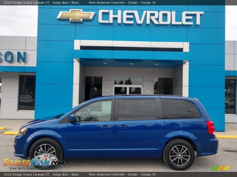 2019 Dodge Grand Caravan GT Indigo Blue / Black Photo #1