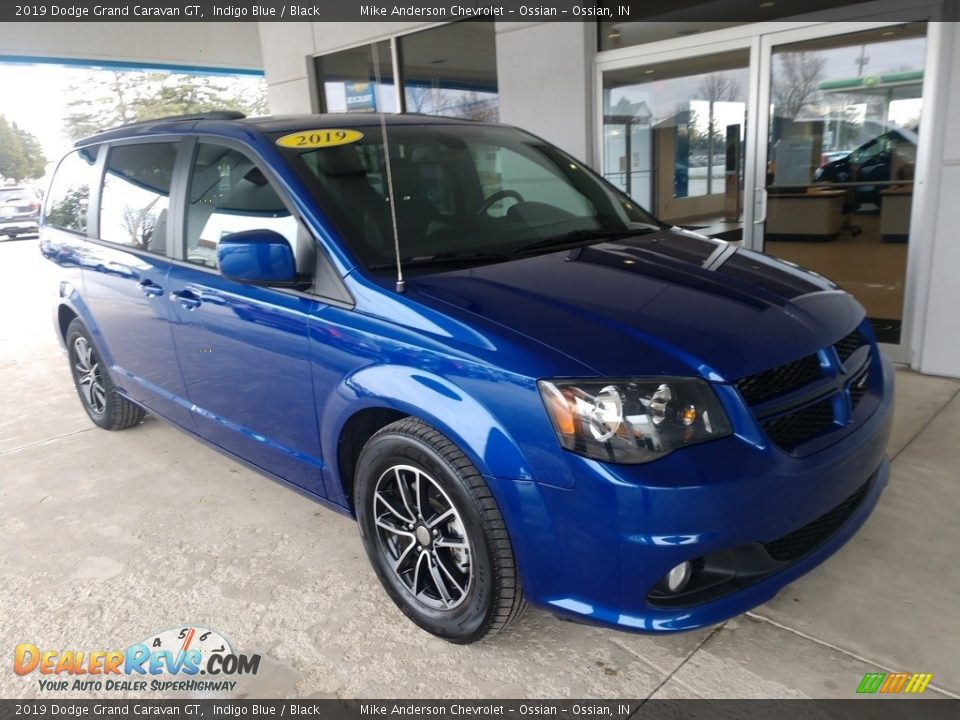 2019 Dodge Grand Caravan GT Indigo Blue / Black Photo #2