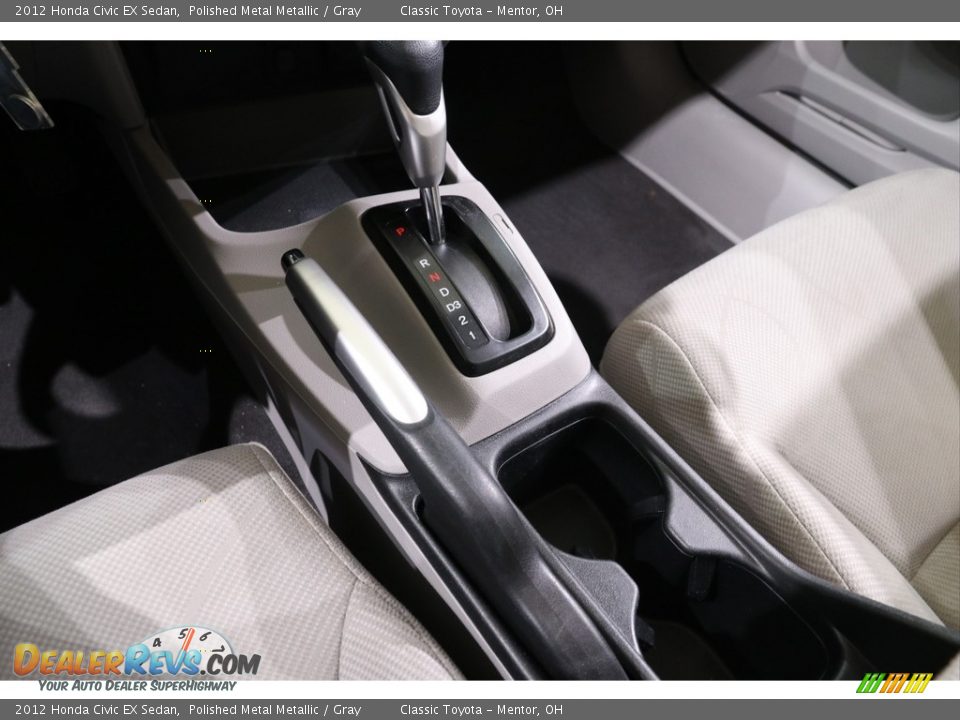 2012 Honda Civic EX Sedan Polished Metal Metallic / Gray Photo #16