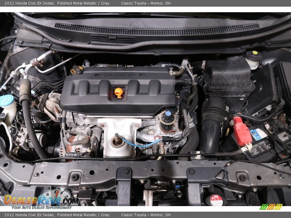 2012 Honda Civic EX Sedan Polished Metal Metallic / Gray Photo #21