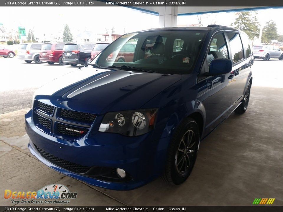 2019 Dodge Grand Caravan GT Indigo Blue / Black Photo #9