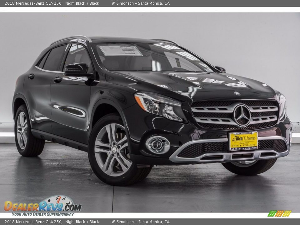 2018 Mercedes-Benz GLA 250 Night Black / Black Photo #12