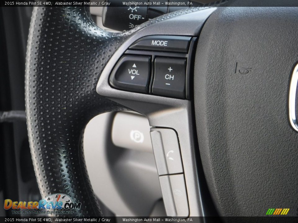 2015 Honda Pilot SE 4WD Steering Wheel Photo #22