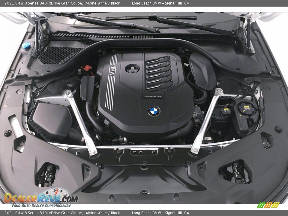 2021 BMW 8 Series 840i xDrive Gran Coupe 3.0 Liter M TwinPower Turbocharged DOHC 24-Valve Inline 6 Cylinder Engine Photo #10