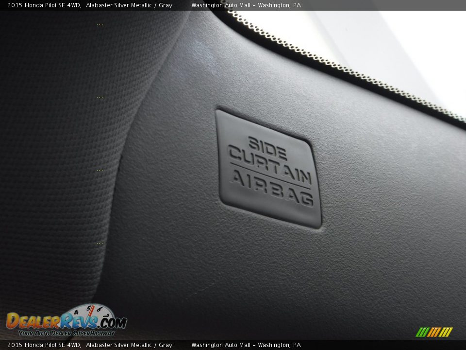2015 Honda Pilot SE 4WD Alabaster Silver Metallic / Gray Photo #23