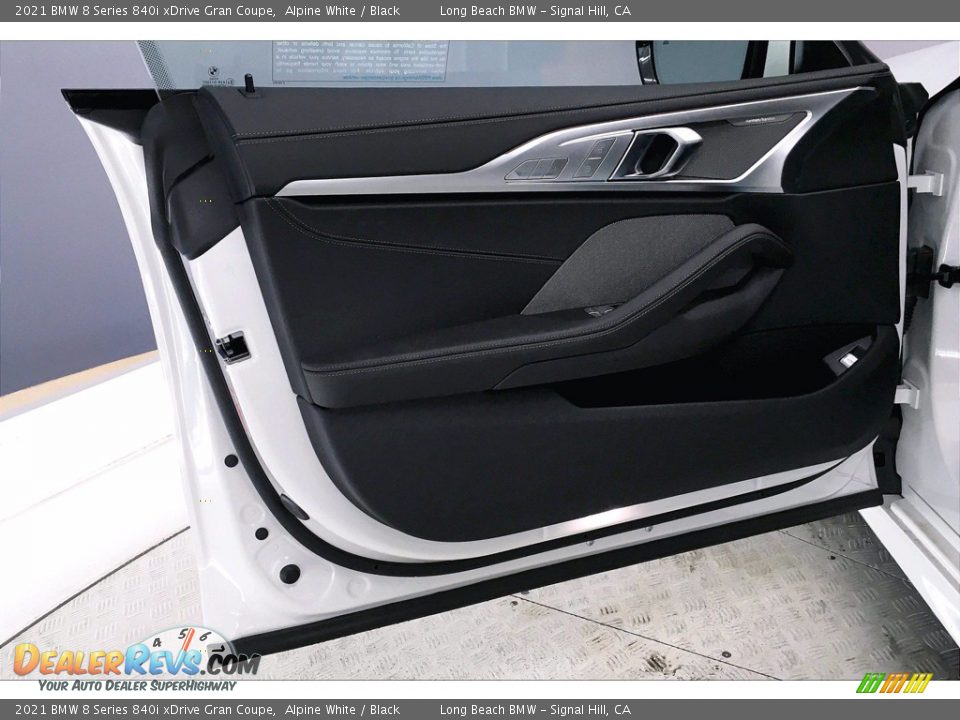 2021 BMW 8 Series 840i xDrive Gran Coupe Alpine White / Black Photo #13