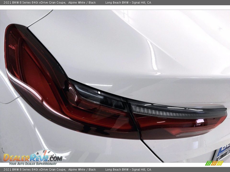 2021 BMW 8 Series 840i xDrive Gran Coupe Alpine White / Black Photo #15