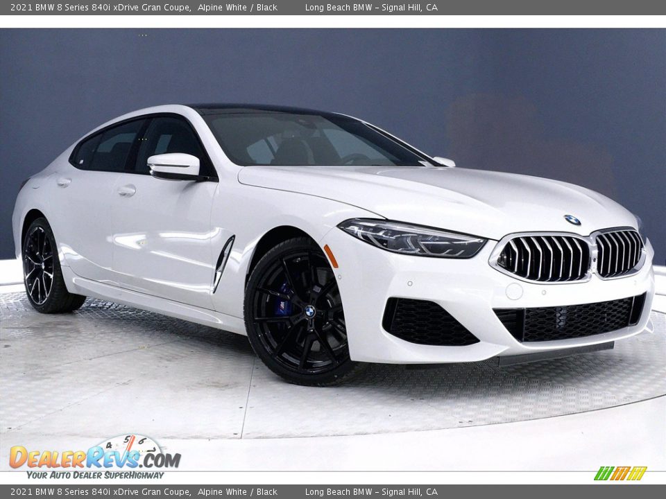 Front 3/4 View of 2021 BMW 8 Series 840i xDrive Gran Coupe Photo #19