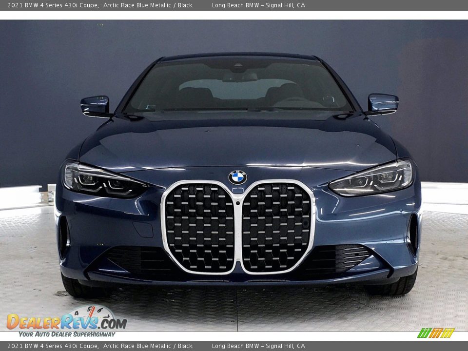 2021 BMW 4 Series 430i Coupe Arctic Race Blue Metallic / Black Photo #2