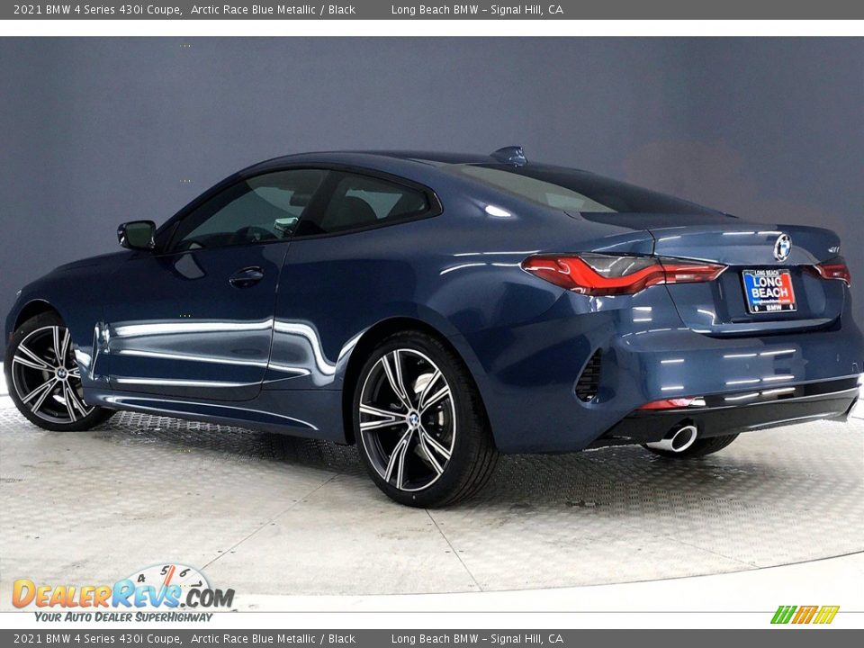 2021 BMW 4 Series 430i Coupe Arctic Race Blue Metallic / Black Photo #3