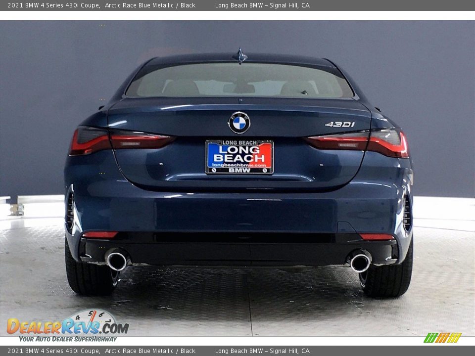 2021 BMW 4 Series 430i Coupe Arctic Race Blue Metallic / Black Photo #4