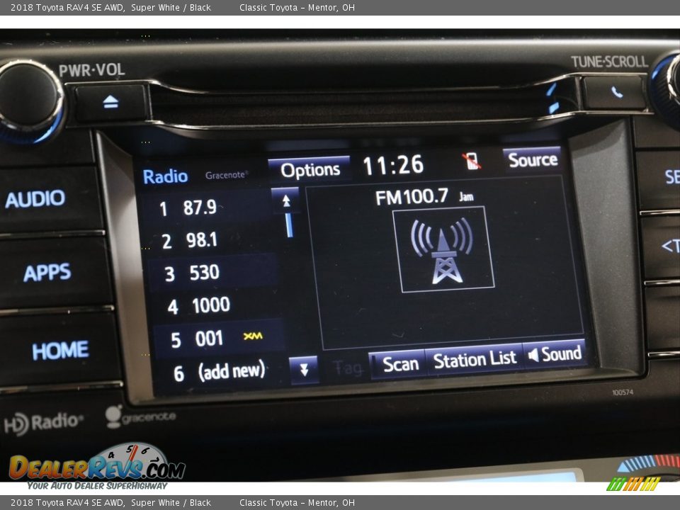 2018 Toyota RAV4 SE AWD Super White / Black Photo #10