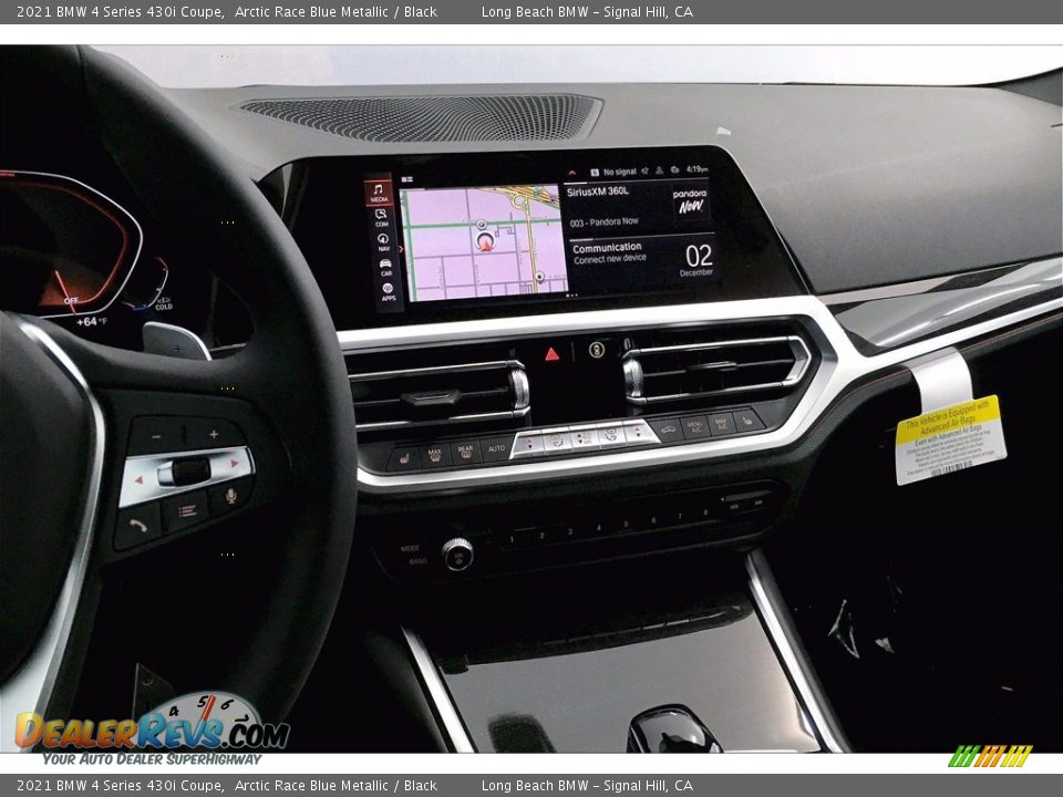 2021 BMW 4 Series 430i Coupe Arctic Race Blue Metallic / Black Photo #6