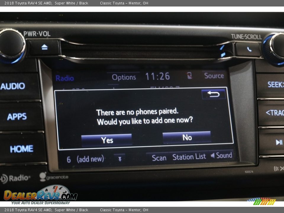 2018 Toyota RAV4 SE AWD Super White / Black Photo #11