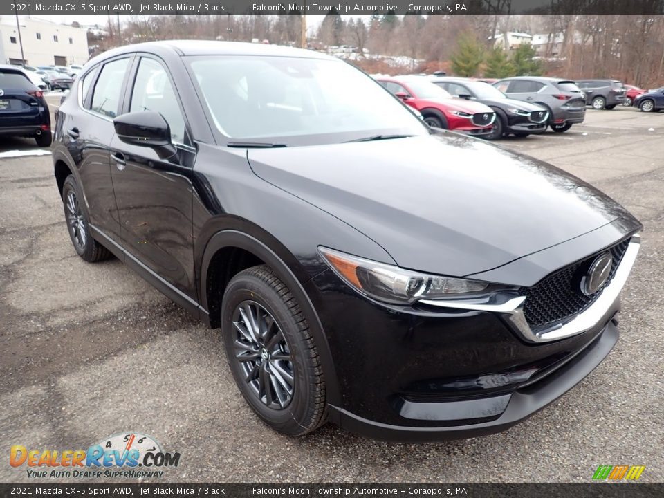 2021 Mazda CX-5 Sport AWD Jet Black Mica / Black Photo #3