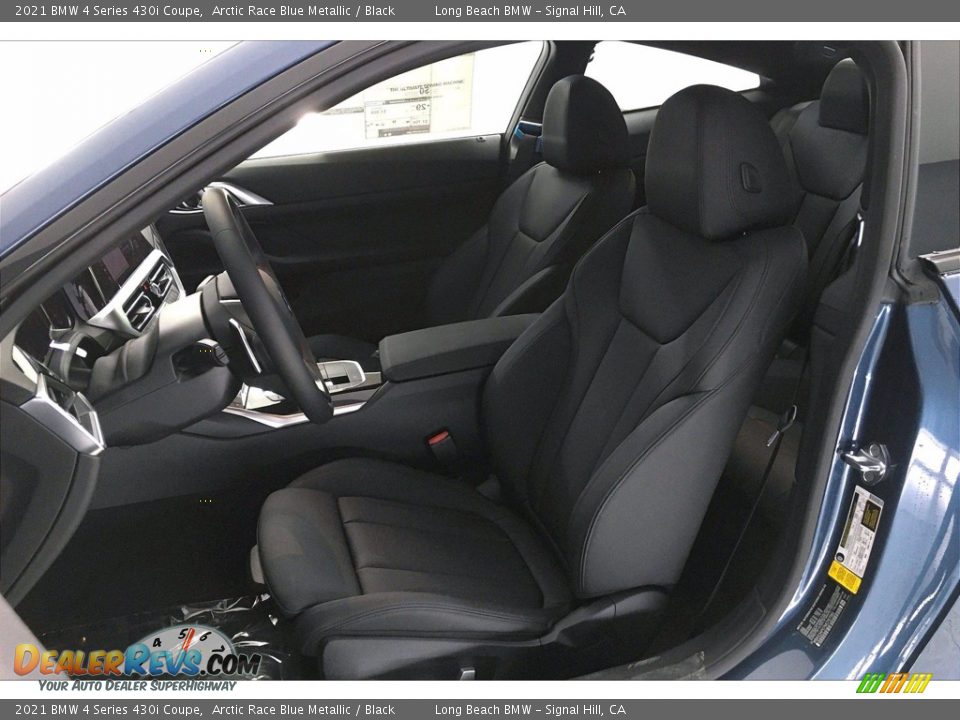 2021 BMW 4 Series 430i Coupe Arctic Race Blue Metallic / Black Photo #9