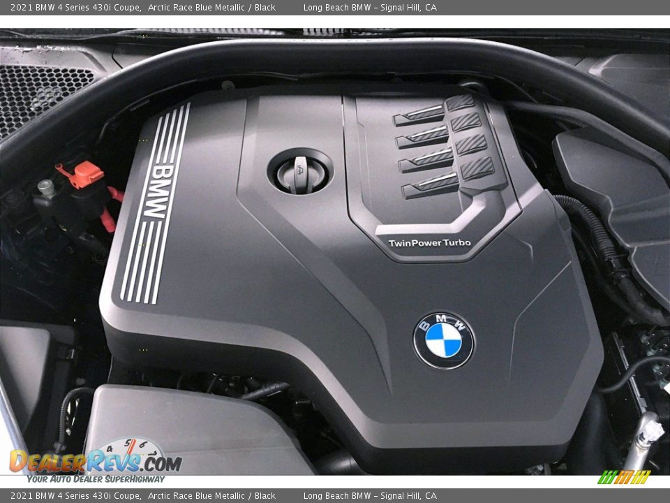 2021 BMW 4 Series 430i Coupe Arctic Race Blue Metallic / Black Photo #11