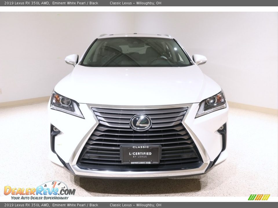 2019 Lexus RX 350L AWD Eminent White Pearl / Black Photo #2