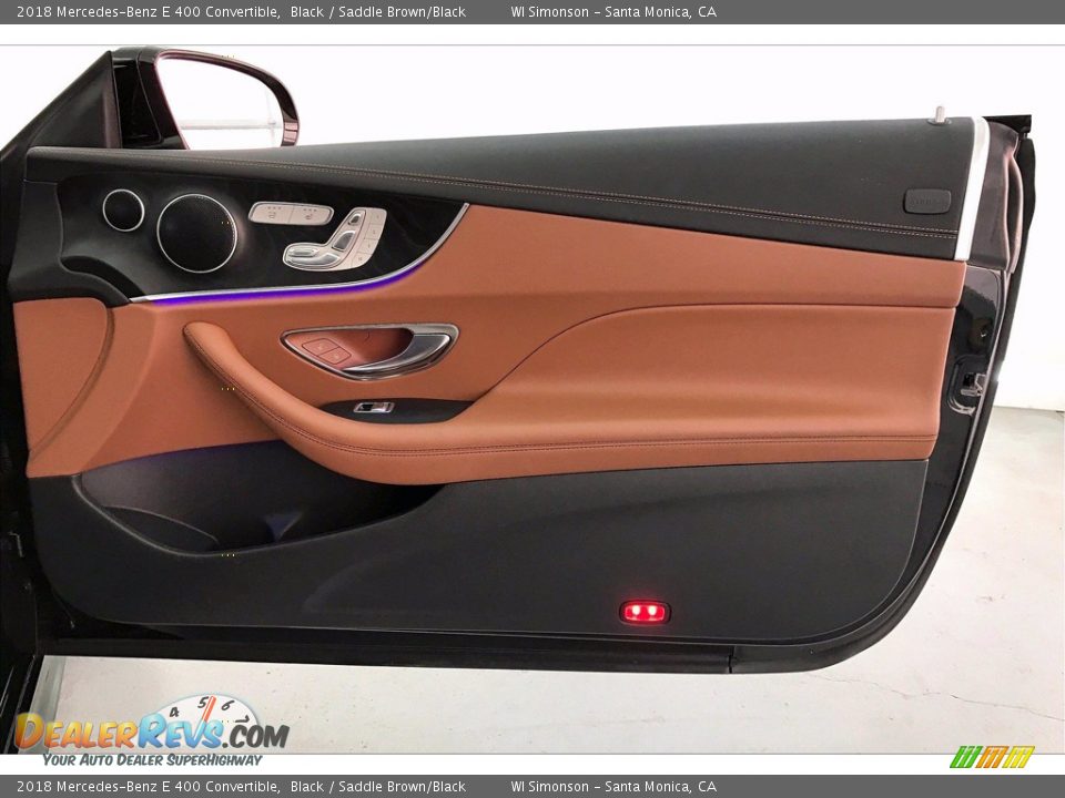 2018 Mercedes-Benz E 400 Convertible Black / Saddle Brown/Black Photo #27