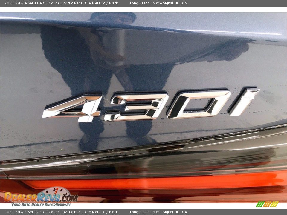 2021 BMW 4 Series 430i Coupe Arctic Race Blue Metallic / Black Photo #16