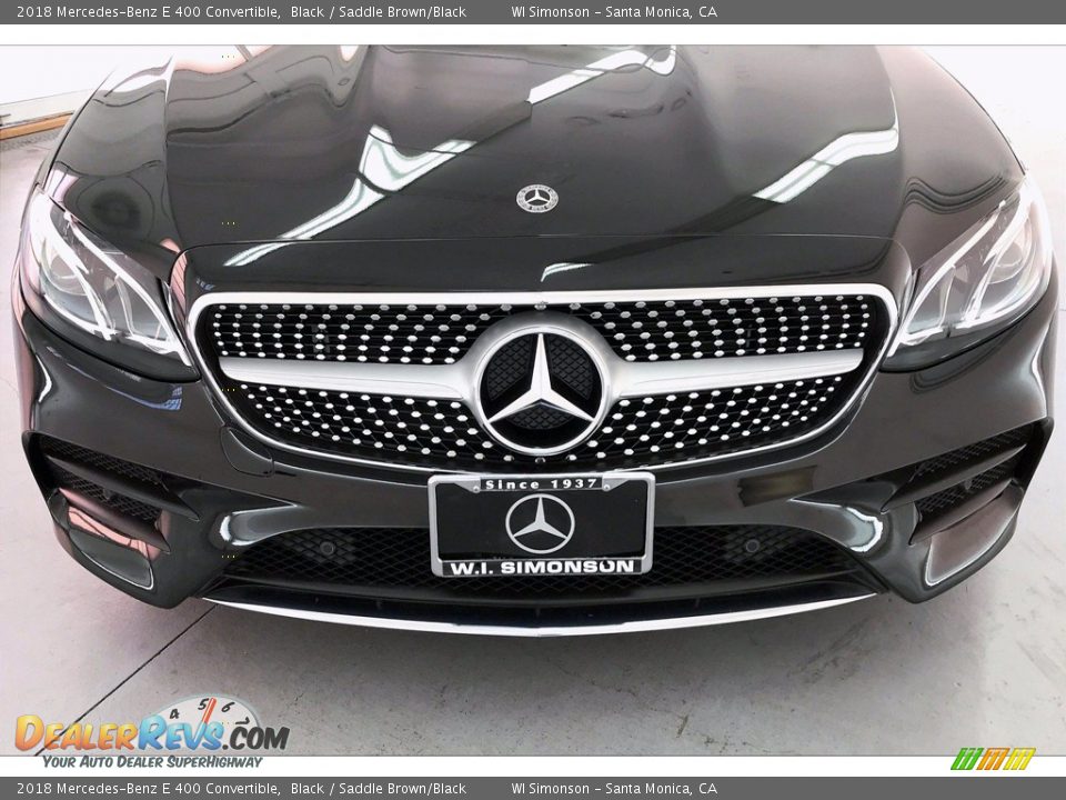 2018 Mercedes-Benz E 400 Convertible Black / Saddle Brown/Black Photo #30