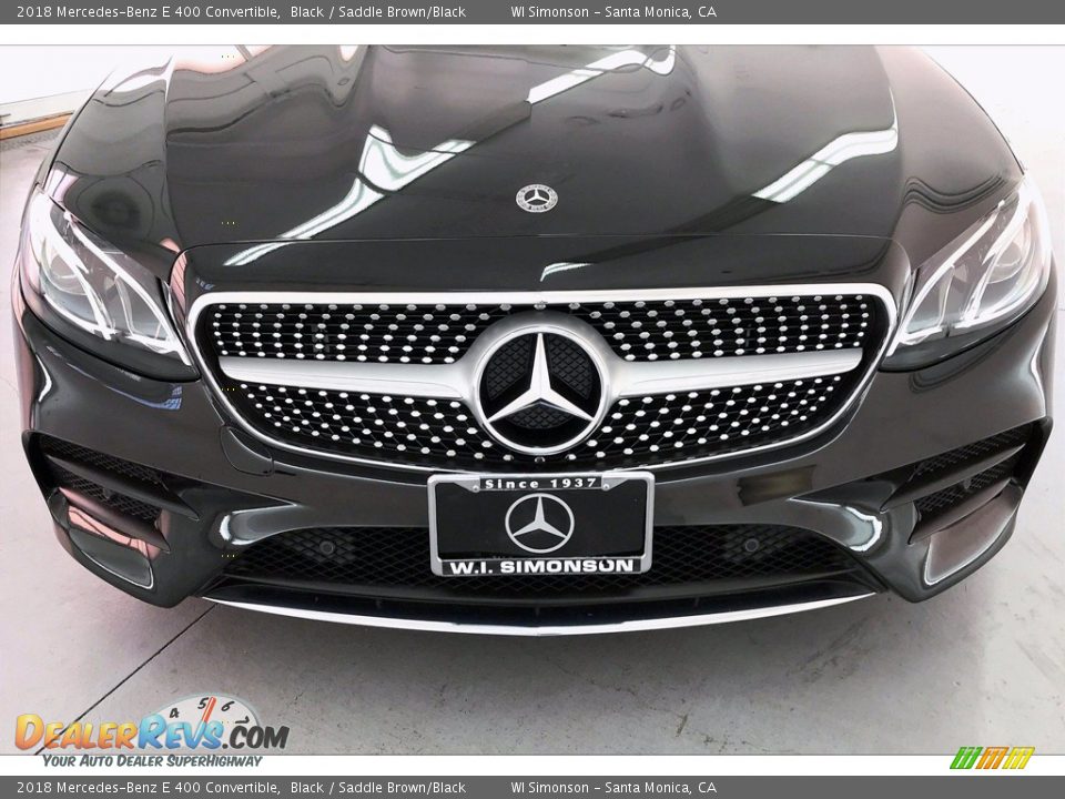 2018 Mercedes-Benz E 400 Convertible Black / Saddle Brown/Black Photo #30