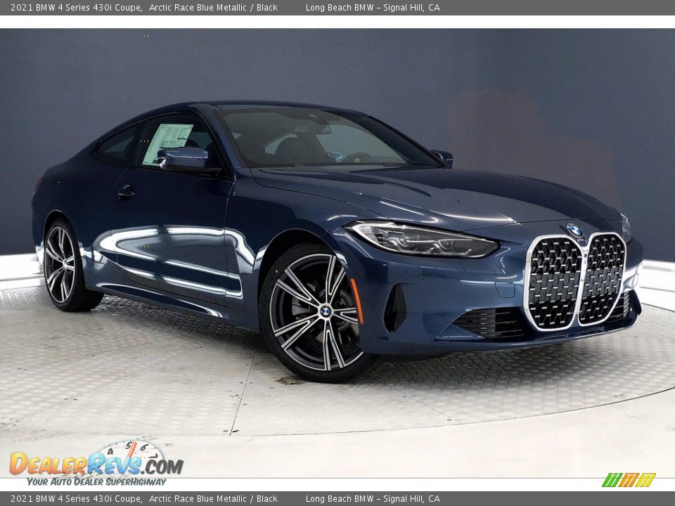 2021 BMW 4 Series 430i Coupe Arctic Race Blue Metallic / Black Photo #19