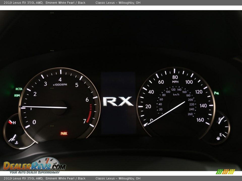 2019 Lexus RX 350L AWD Gauges Photo #8
