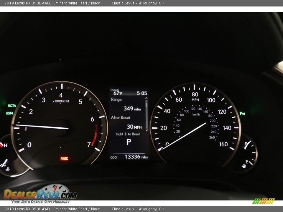 2019 Lexus RX 350L AWD Gauges Photo #9