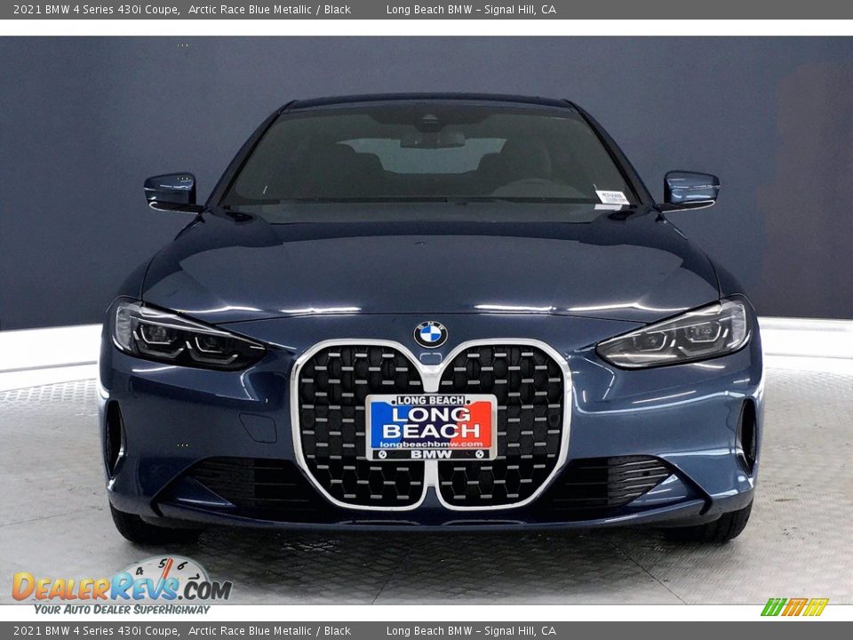 2021 BMW 4 Series 430i Coupe Arctic Race Blue Metallic / Black Photo #2