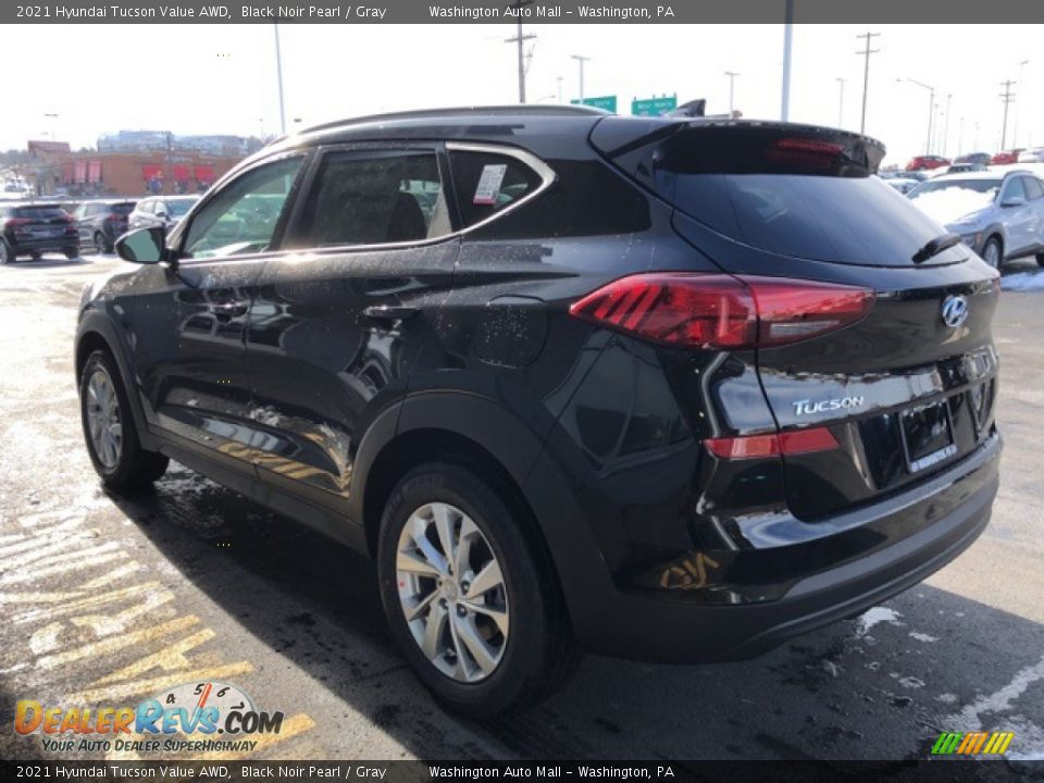 2021 Hyundai Tucson Value AWD Black Noir Pearl / Gray Photo #3