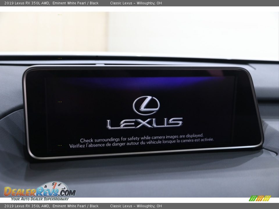 2019 Lexus RX 350L AWD Eminent White Pearl / Black Photo #11