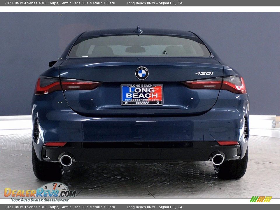 2021 BMW 4 Series 430i Coupe Arctic Race Blue Metallic / Black Photo #4