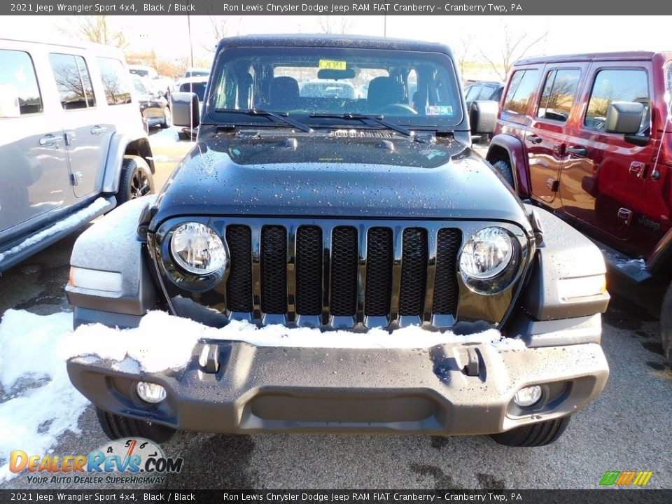 2021 Jeep Wrangler Sport 4x4 Black / Black Photo #2