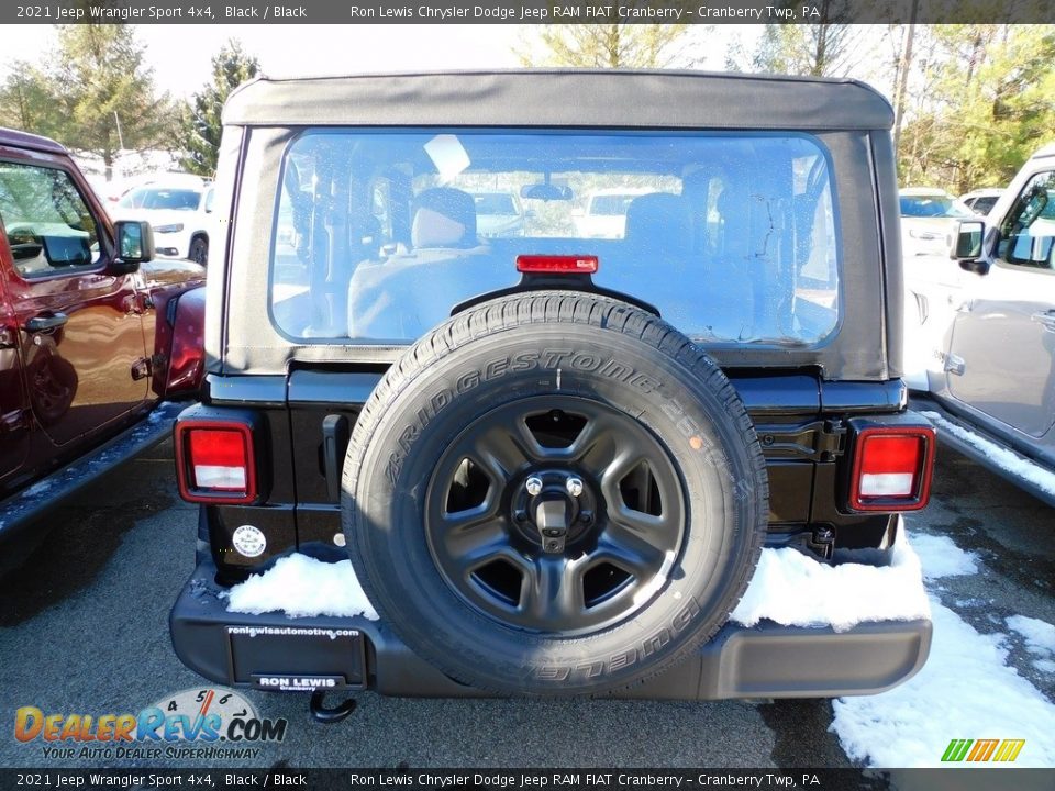 2021 Jeep Wrangler Sport 4x4 Black / Black Photo #5