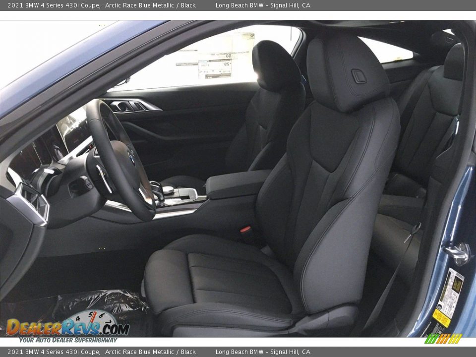 Black Interior - 2021 BMW 4 Series 430i Coupe Photo #9