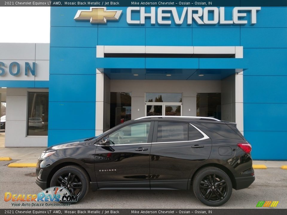 2021 Chevrolet Equinox LT AWD Mosaic Black Metallic / Jet Black Photo #1