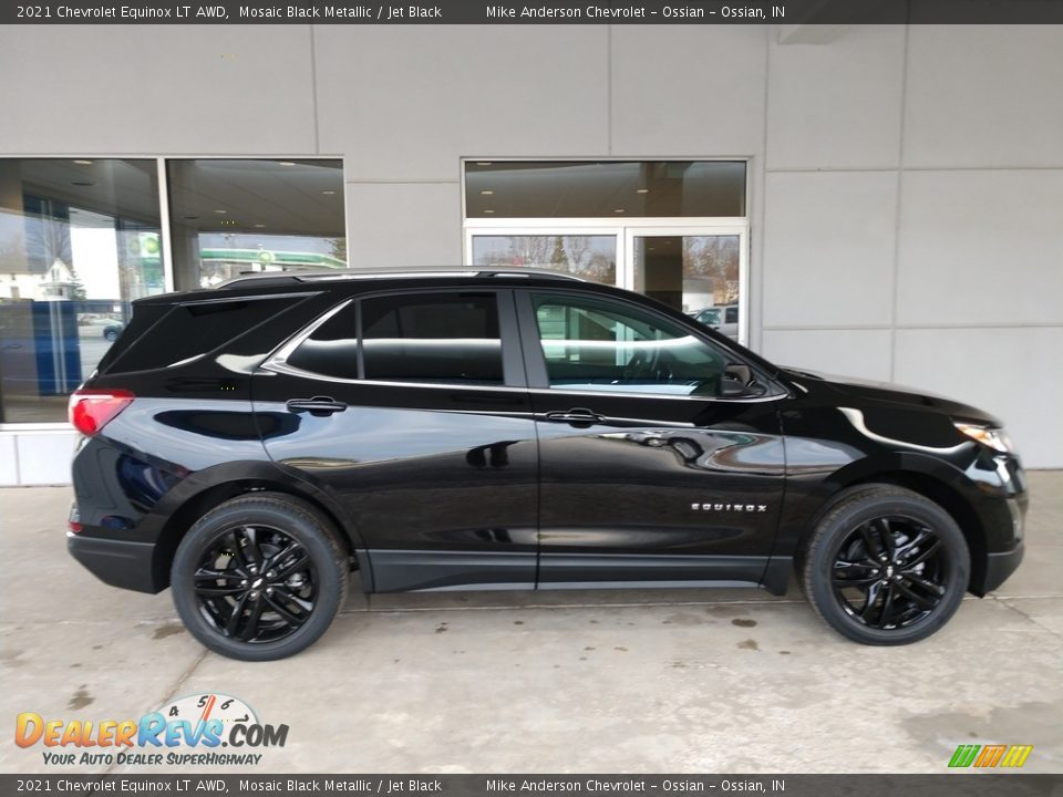 2021 Chevrolet Equinox LT AWD Mosaic Black Metallic / Jet Black Photo #3