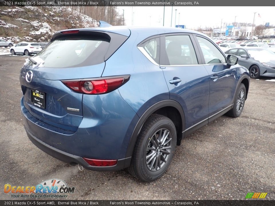 2021 Mazda CX-5 Sport AWD Eternal Blue Mica / Black Photo #2