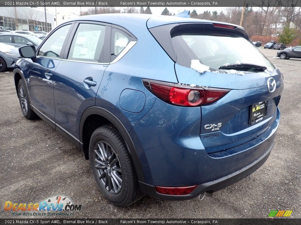 2021 Mazda CX-5 Sport AWD Eternal Blue Mica / Black Photo #6